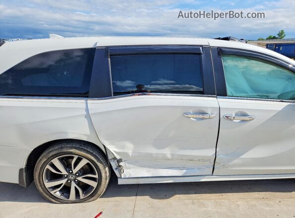 5FNRL6H85MB002474 2021 HONDA ODYSSEY Белый Вид задней части салона