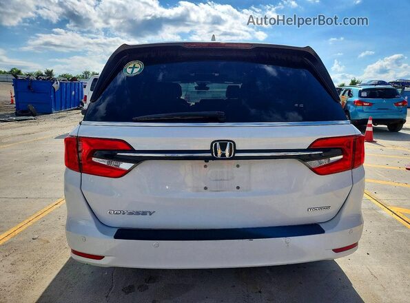 5FNRL6H85MB002474 2021 HONDA ODYSSEY Белый Вид сзади