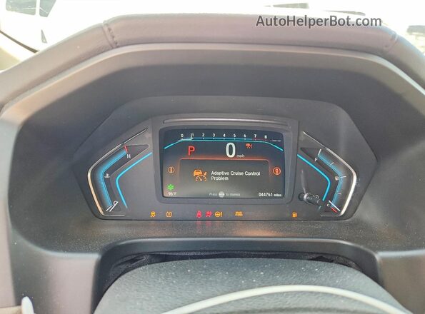 5FNRL6H85MB002474 2021 HONDA ODYSSEY Белый Вид щитка приборов
