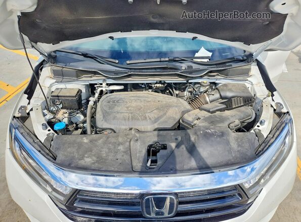 5FNRL6H85MB002474 2021 HONDA ODYSSEY Белый Вид подкапотного пространства