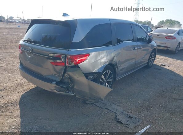 5FNRL6H85MB033028 2021 HONDA ODYSSEY Silver Задня права чверть