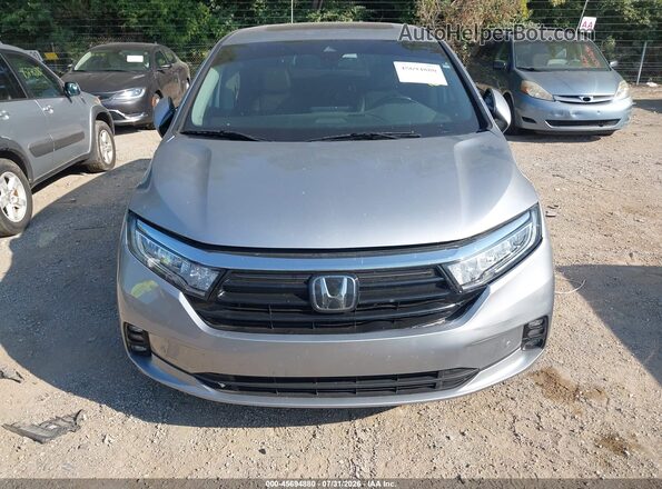 5FNRL6H85MB033028 2021 HONDA ODYSSEY Silver Вид щитка приладів