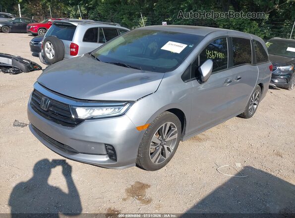 5FNRL6H85MB033028 2021 HONDA ODYSSEY Silver Передня ліва чверть