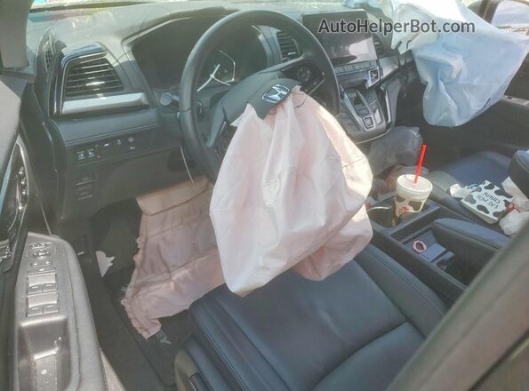 5FNRL6H85NB052390 2022 HONDA ODYSSEY Gray Առջևի վահանակի տեսք