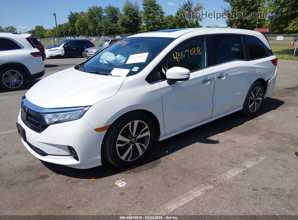 5FNRL6H85PB004701 2023 HONDA ODYSSEY White Առջևի ձախ երեք քառորդ տեսարան