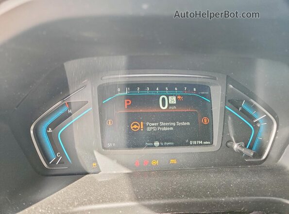 5FNRL6H85PB019697 2023 HONDA ODYSSEY Blue Սարքավորումների վահանակի տեսք