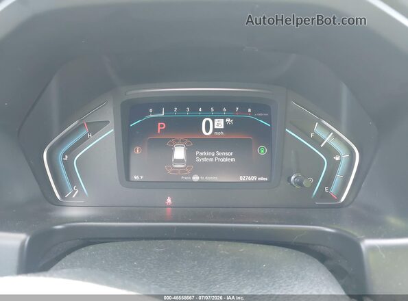 5FNRL6H85PB062002 2023 HONDA ODYSSEY Gray Widok tylnych siedzeń