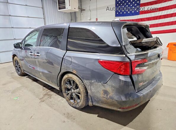 5FNRL6H86PB039652 2023 HONDA ODYSSEY Серый Задняя левая четверть