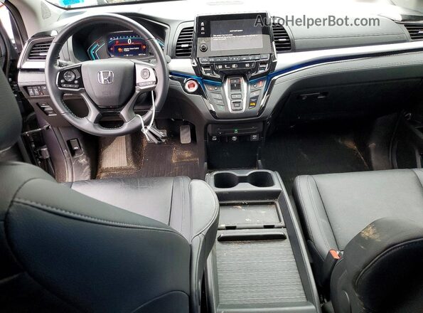 5FNRL6H86PB039652 2023 HONDA ODYSSEY Серый Вид панели приборов