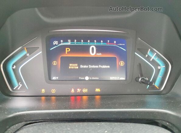 5FNRL6H86PB039652 2023 HONDA ODYSSEY Серый Вид щитка приборов