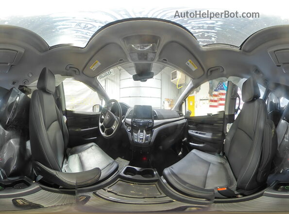 5FNRL6H86PB039652 2023 HONDA ODYSSEY Серый Панорамный вид салона 360°
