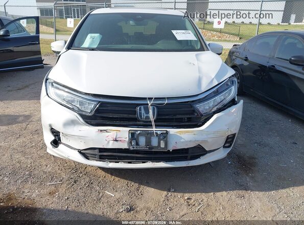 5FNRL6H86RB000367 2024 HONDA ODYSSEY Белый Вид щитка приборов