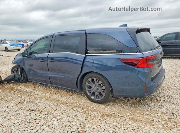 5FNRL6H86SB023556 2025 HONDA ODYSSEY Blue Trasero izquierdo
