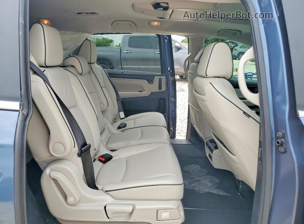 5FNRL6H86SB023556 2025 HONDA ODYSSEY Blue Vista interior trasera