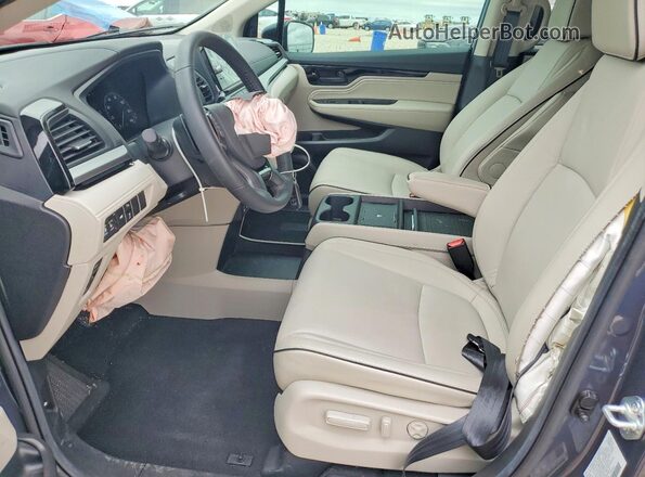 5FNRL6H86SB023556 2025 HONDA ODYSSEY Blue Vista interior delantera