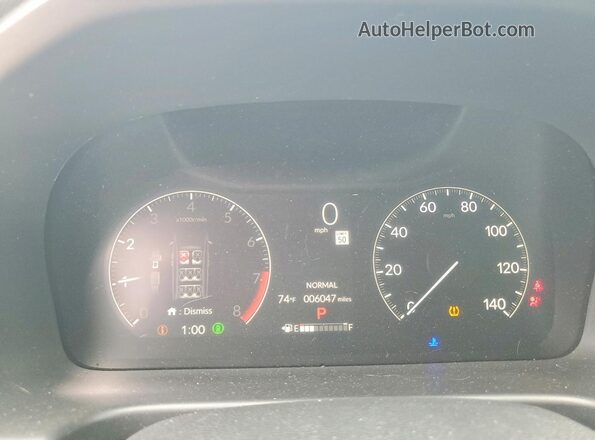 5FNRL6H86SB023556 2025 HONDA ODYSSEY Blue Vista del cuadro de instrumentos