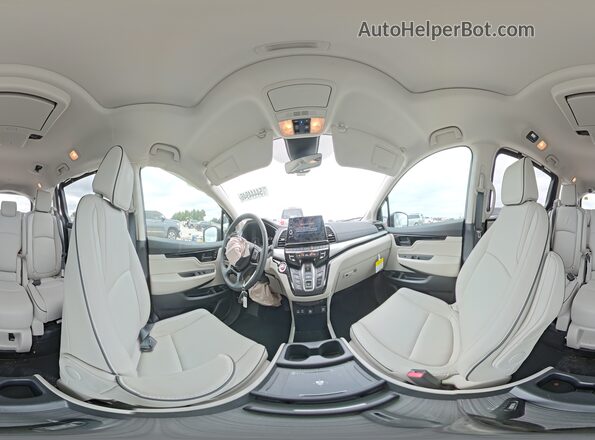 5FNRL6H86SB023556 2025 HONDA ODYSSEY Blue Vista interior de 360 grados