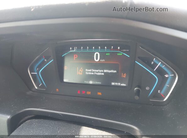 5FNRL6H87KB109474 2019 HONDA ODYSSEY Silver Вид задніх сидінь
