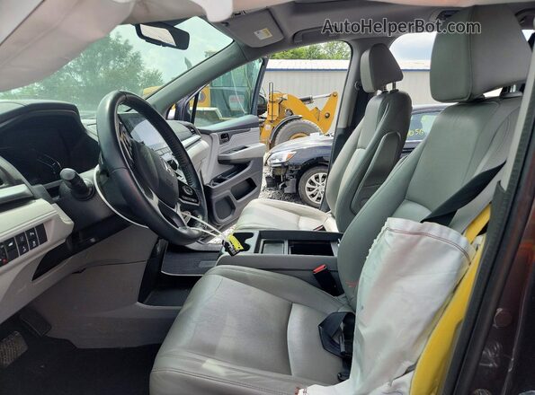 5FNRL6H87LB040500 2020 HONDA ODYSSEY Gray წინა სალონის ხედი