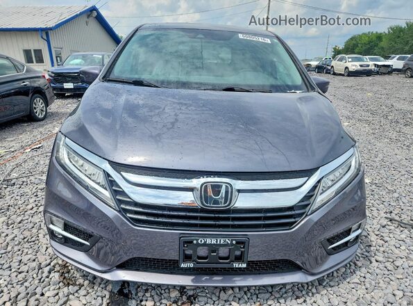 5FNRL6H87LB040500 2020 HONDA ODYSSEY Gray წინა ხედი