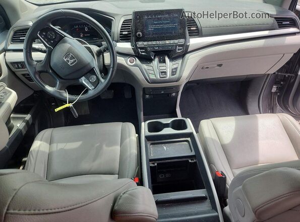 5FNRL6H87LB040500 2020 HONDA ODYSSEY Gray წინა პანელის ხედი