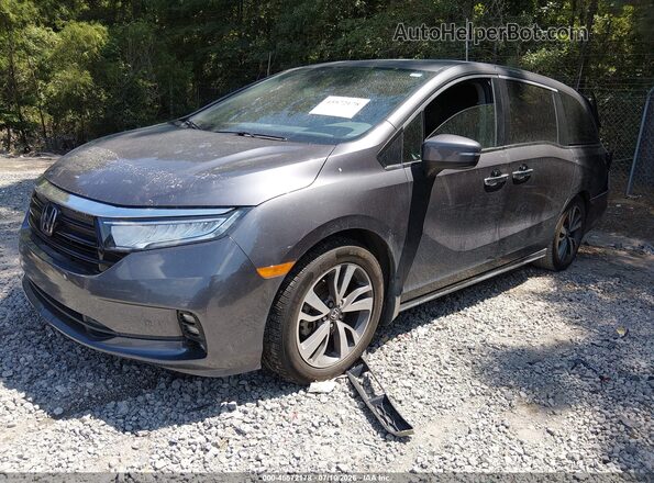 5FNRL6H87NB063729 2022 HONDA ODYSSEY Gray Front left