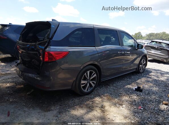 5FNRL6H87NB063729 2022 HONDA ODYSSEY Gray Rear right