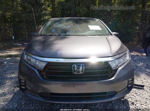 5FNRL6H87NB063729 2022 HONDA ODYSSEY Gray Instrument cluster view