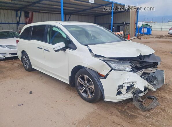 5FNRL6H88JB048635 2018 HONDA ODYSSEY White წინა მარჯვენა