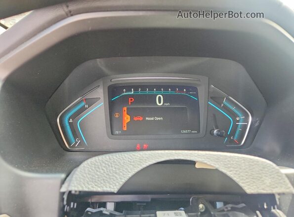 5FNRL6H88JB048635 2018 HONDA ODYSSEY White ხელსაწყოთა პანელის ხედი