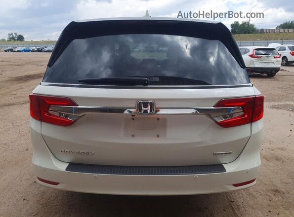 5FNRL6H88JB048635 2018 HONDA ODYSSEY White უკანა ხედი