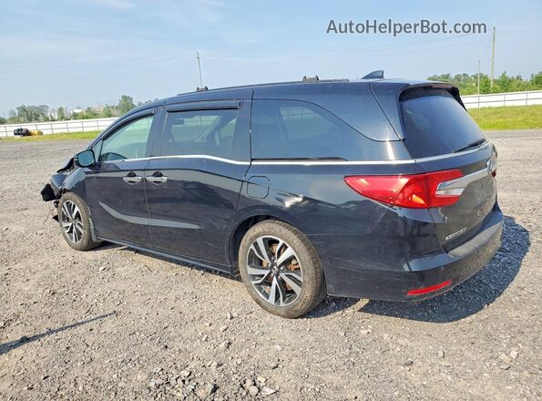 5FNRL6H88JB503662 2018 HONDA ODYSSEY Black უკანა მარცხენა