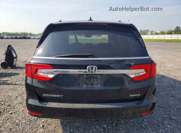 5FNRL6H88JB503662 2018 HONDA ODYSSEY Black უკანა ხედი