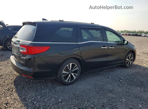5FNRL6H88JB503662 2018 HONDA ODYSSEY Black უკანა მარჯვენა