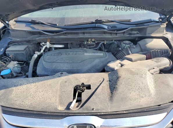 5FNRL6H88JB503662 2018 HONDA ODYSSEY Black ძრავის განყოფილების ხედი