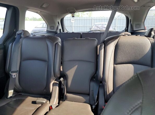 5FNRL6H88JB503662 2018 HONDA ODYSSEY Black უკანა სავარძლების ხედი