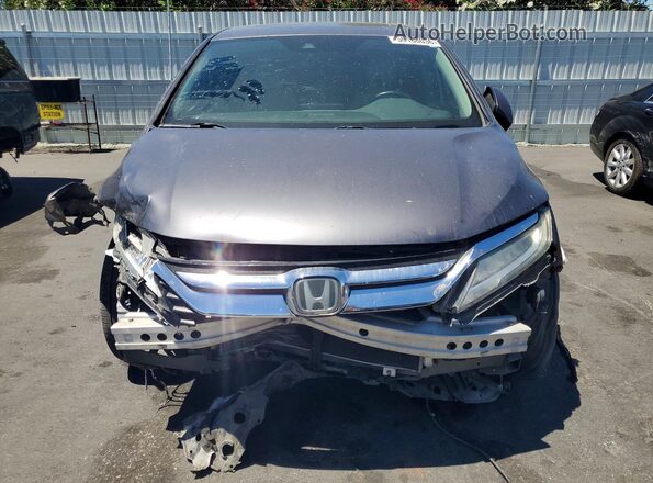 5FNRL6H88KB069731 2019 HONDA ODYSSEY Черный Вид спереди