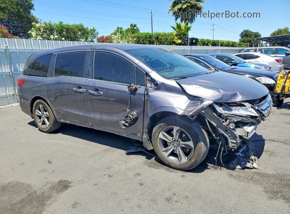 5FNRL6H88KB069731 2019 HONDA ODYSSEY Черный Передняя правая четверть