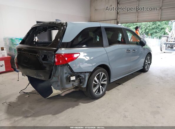 5FNRL6H88RB001553 2024 HONDA ODYSSEY Серый Задняя правая четверть