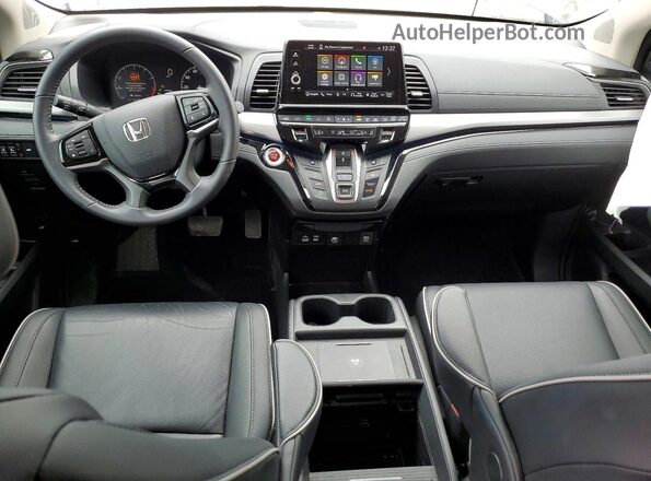 5FNRL6H88SB044327 2025 HONDA ODYSSEY Blue Առջևի վահանակի տեսք