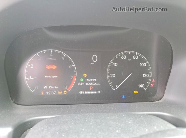 5FNRL6H88SB044327 2025 HONDA ODYSSEY Blue Սարքավորումների վահանակի տեսք