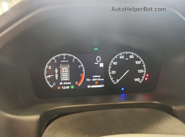 5FNRL6H88SB065713 2025 HONDA ODYSSEY White Вид щитка приладів