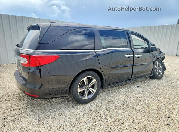 5FNRL6H89JB032167 2018 HONDA ODYSSEY Black Trasero derecho