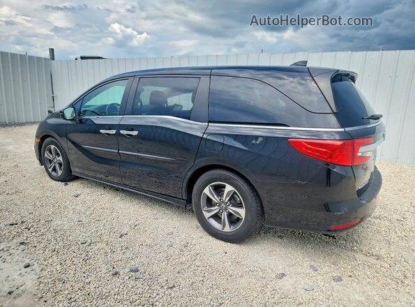 5FNRL6H89JB032167 2018 HONDA ODYSSEY Black Trasero izquierdo