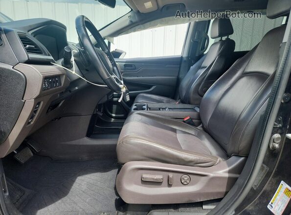 5FNRL6H89JB032167 2018 HONDA ODYSSEY Black Vista interior delantera