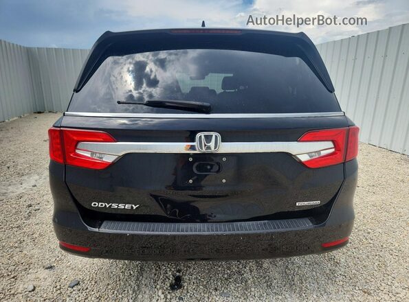 5FNRL6H89JB032167 2018 HONDA ODYSSEY Black Vista trasera