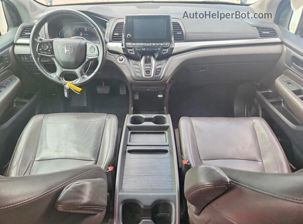 5FNRL6H89JB032167 2018 HONDA ODYSSEY Black Vista del salpicadero