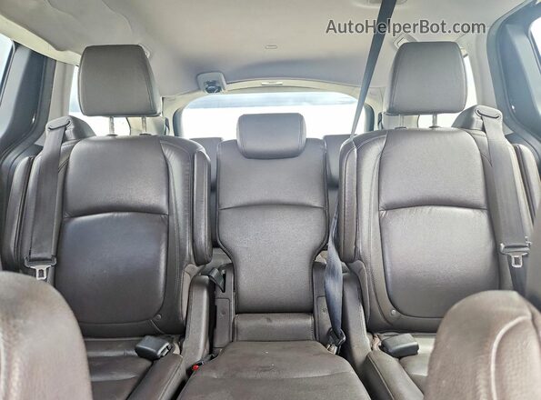 5FNRL6H89JB032167 2018 HONDA ODYSSEY Black Vista de los asientos traseros