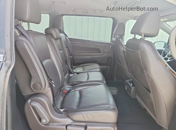 5FNRL6H89JB032167 2018 HONDA ODYSSEY Black Vista interior trasera