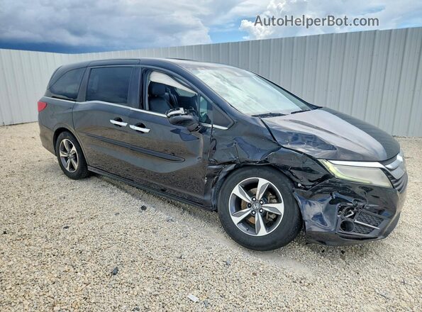 5FNRL6H89JB032167 2018 HONDA ODYSSEY Black Delantero derecho